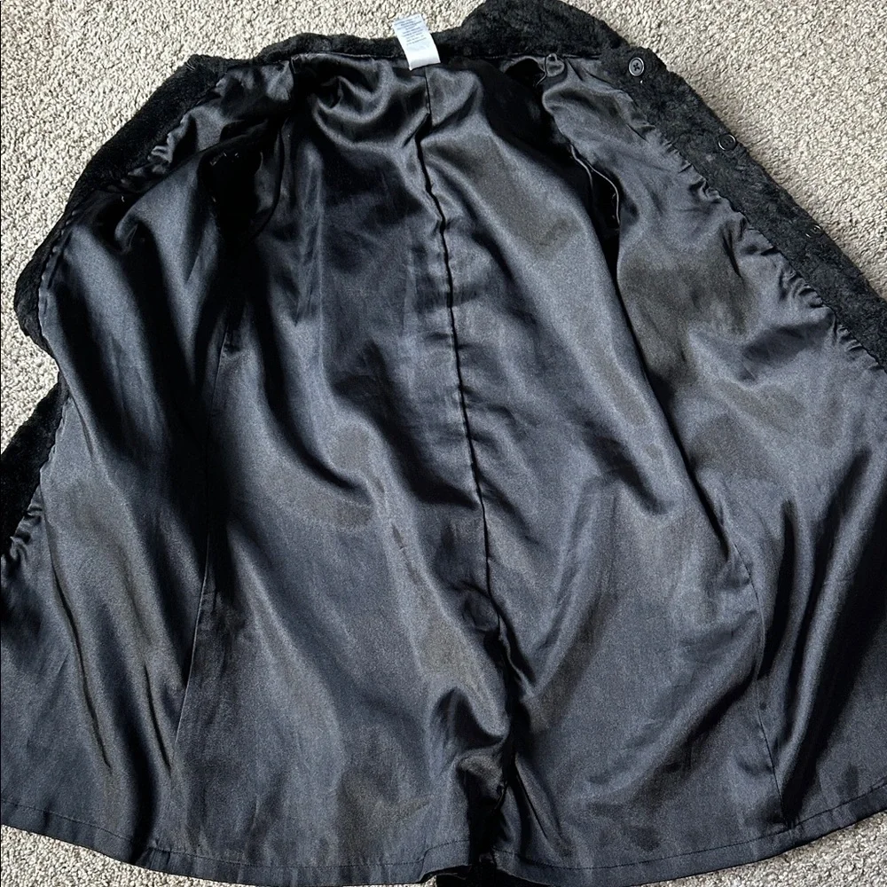 Gymboree Velvet Coat with‎ Faux fur trim and embroidery