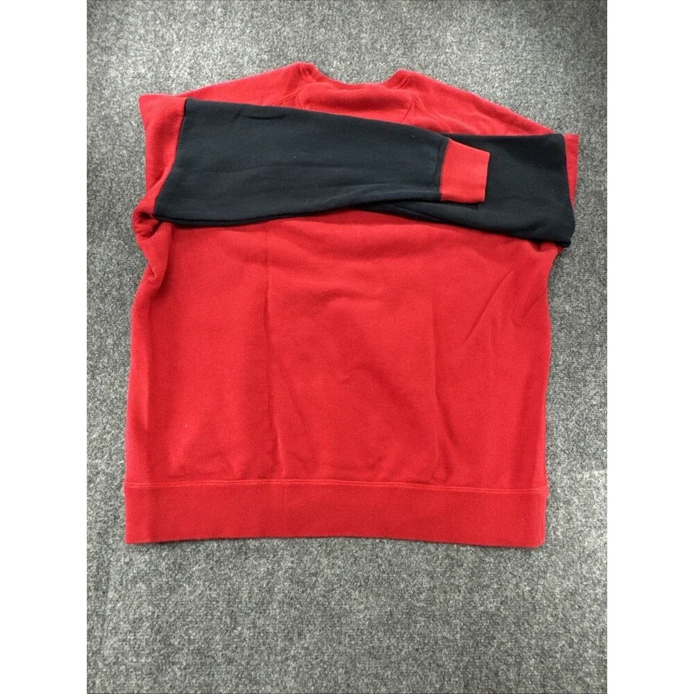 Jordan Jumpman Crewneck Sweatshirt Men's XXL Red Black Fleece Sportswear