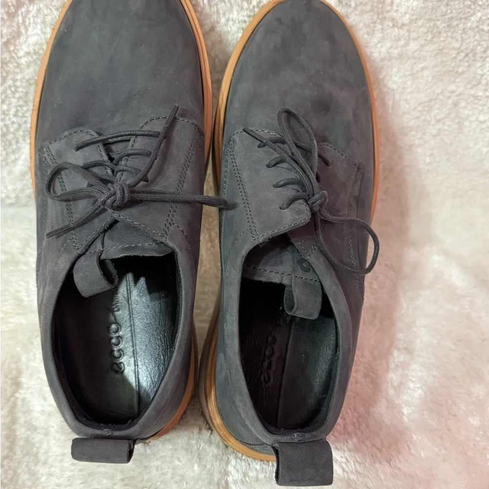 Ecco Street Tray M, Grey Suede, Size 9–9.5 (EU 43), Men's
