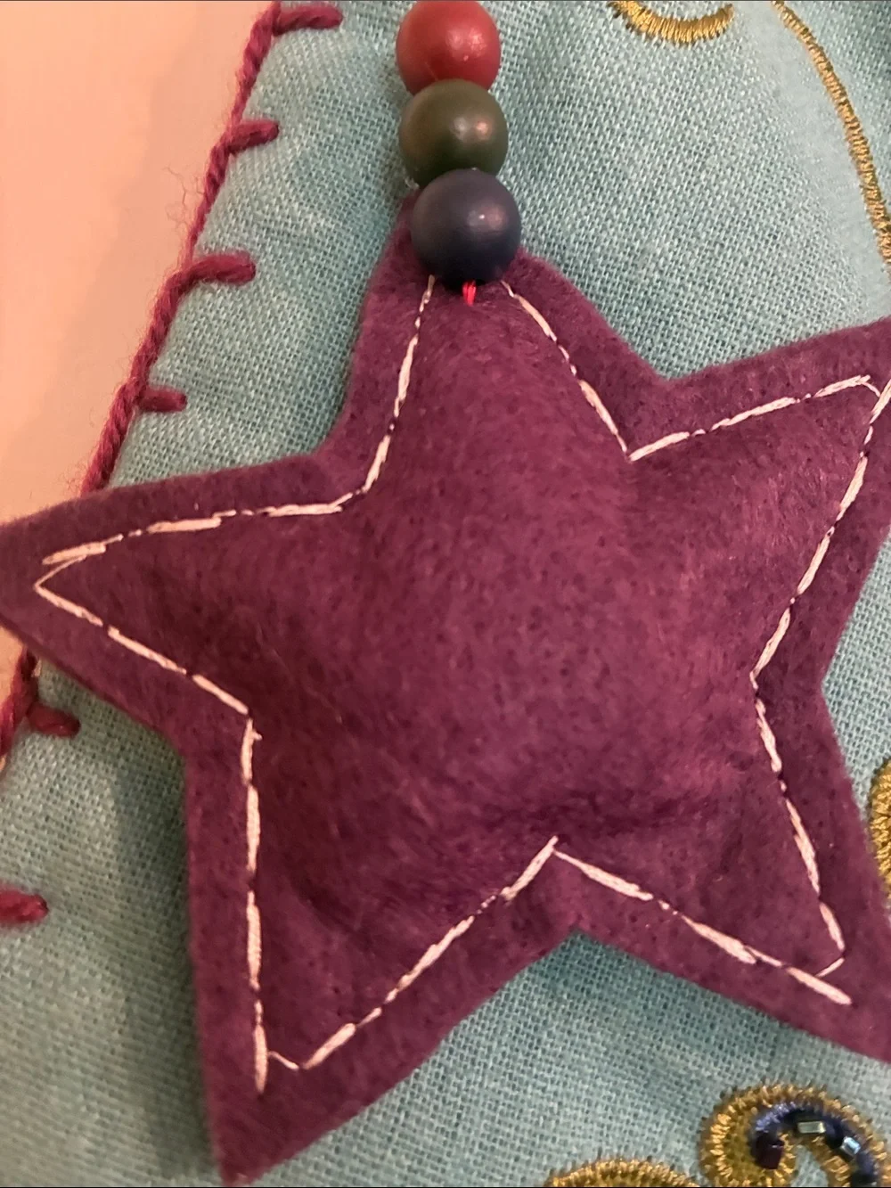 N/A beaded embroidered