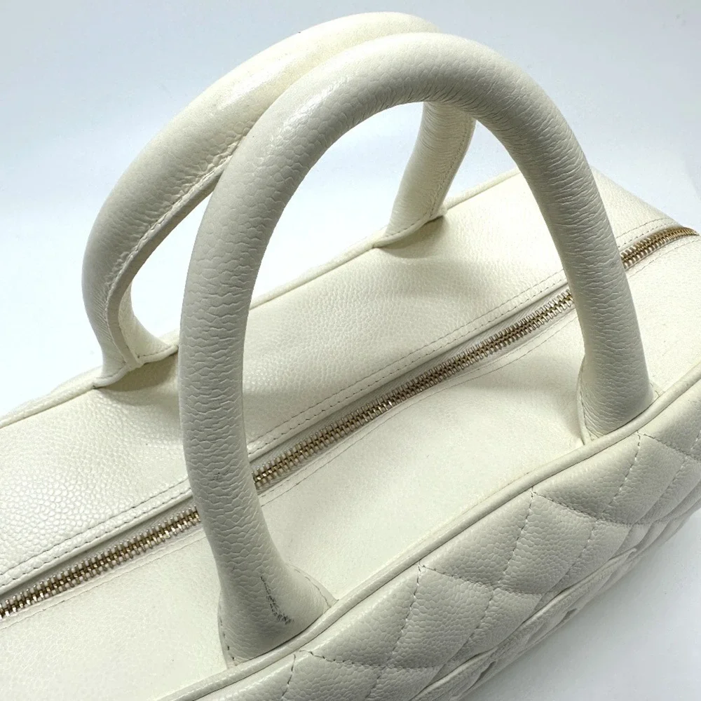 CHANEL white bag