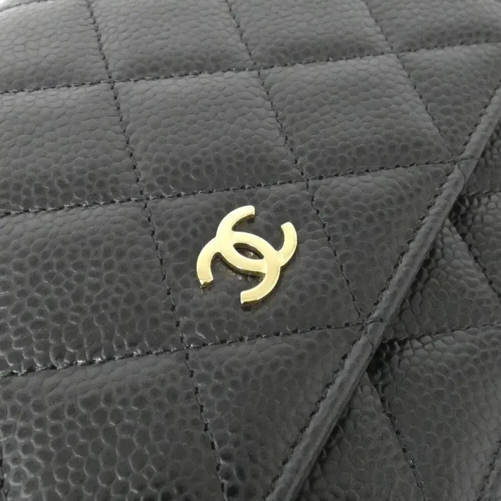 CHANEL black wallet