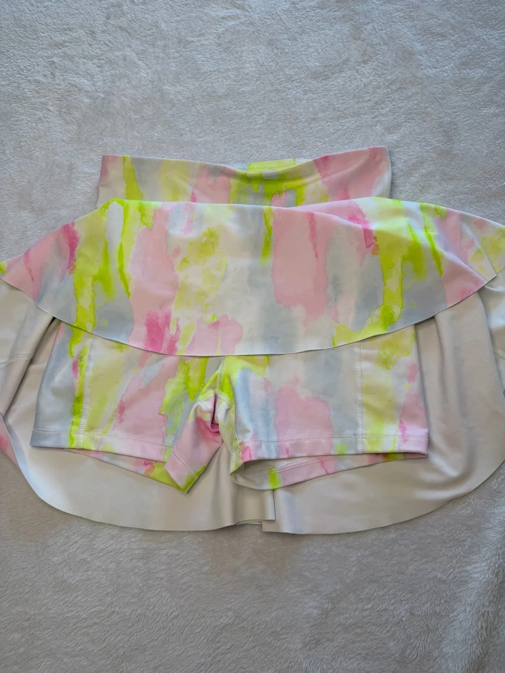 Old Navy Active PowerSoft High-Rise Tennis Skort Girls XL 14-16 Pastel Athletic
