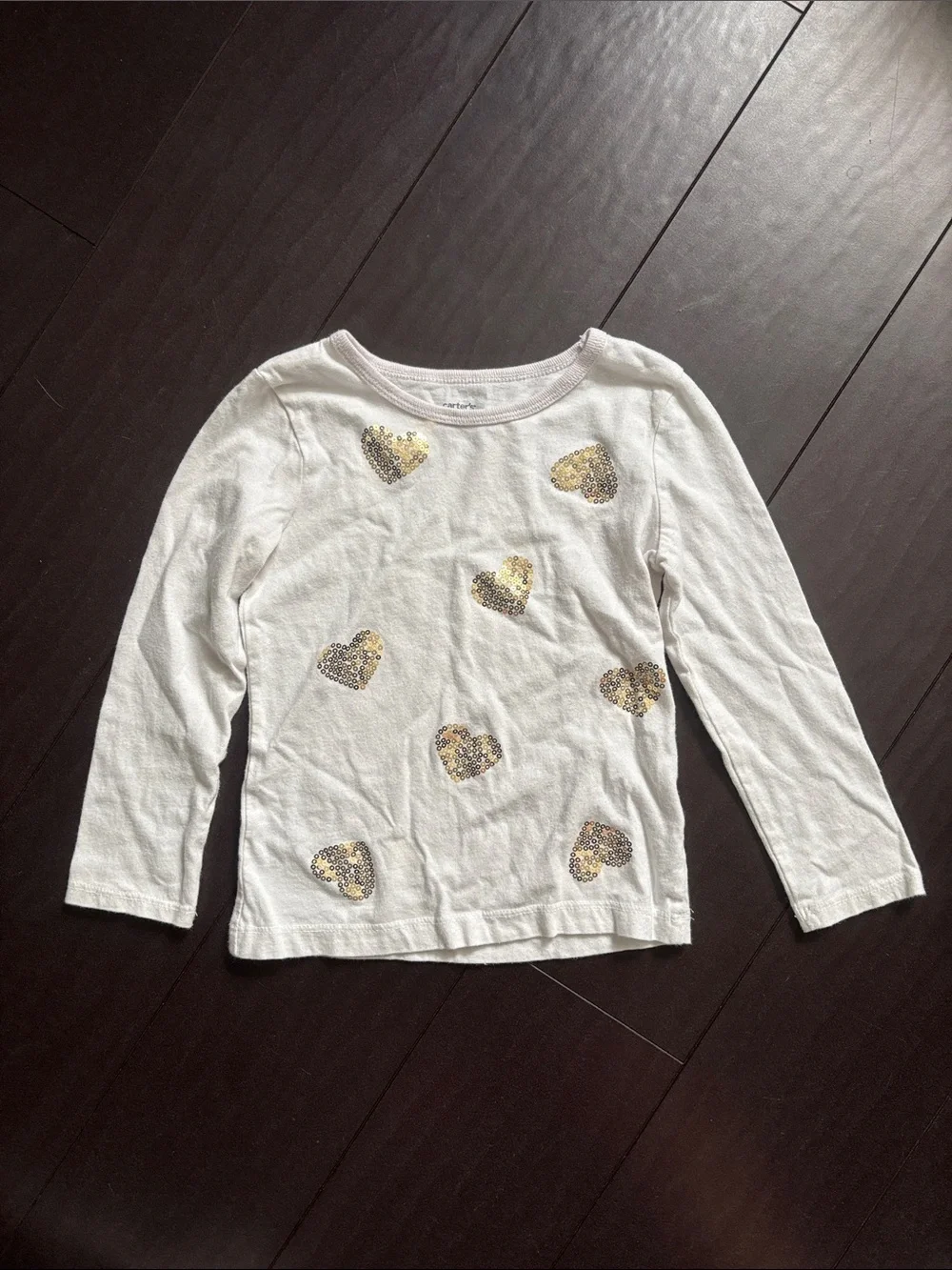 Carter's LOVE, Super Sis & hearts Long-Sleeve Tops 3T