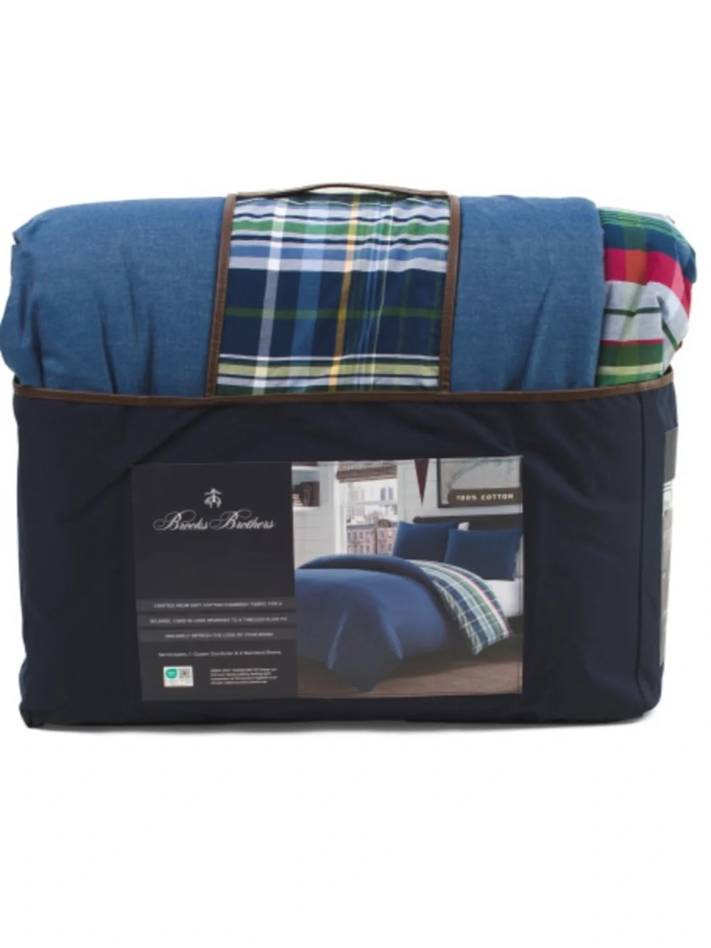 Brooks Brothers Reversible Comforter Set