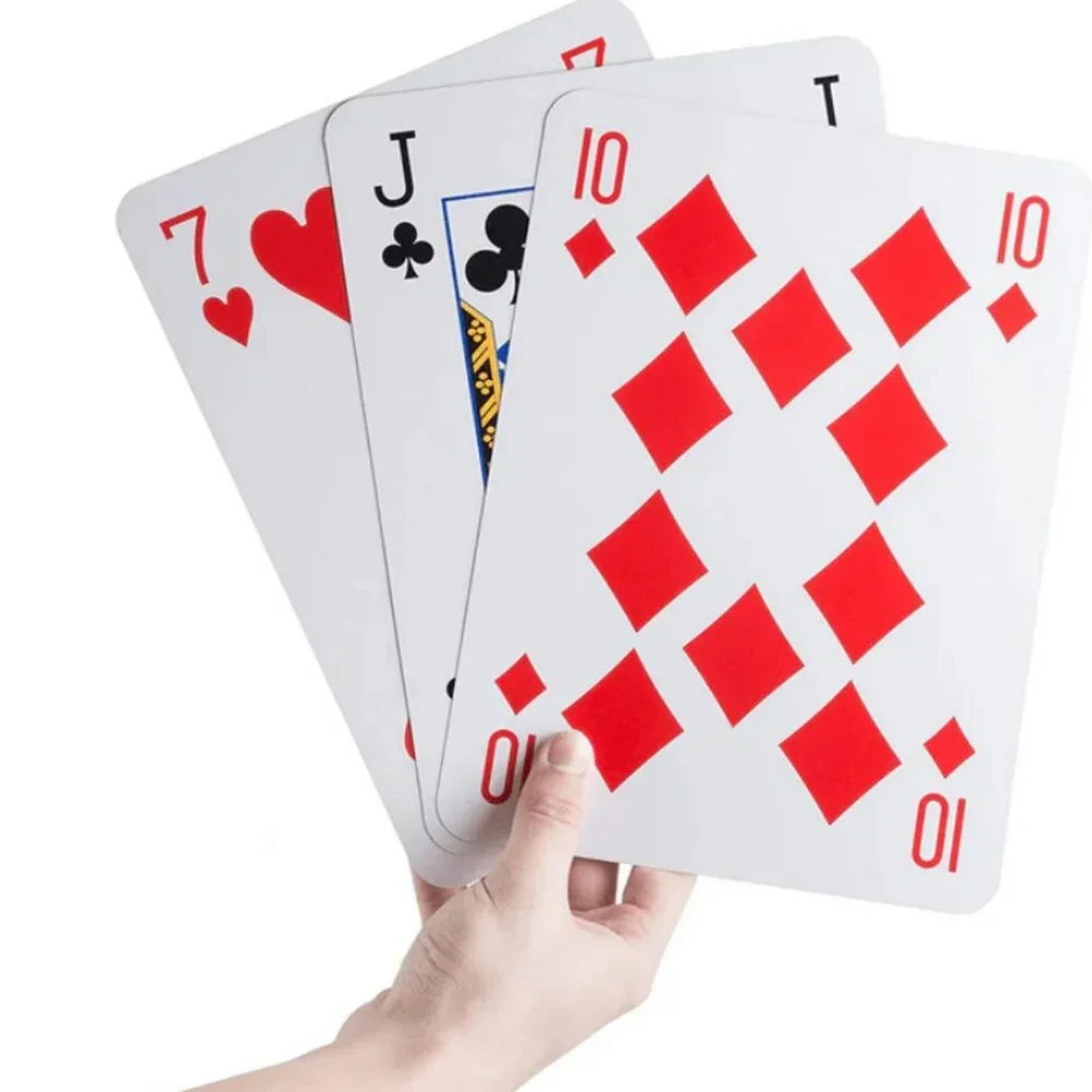 Professor Puzzle Giant/Large Playing Card Travel/Outdoor Picnic Game - NIB/NWT