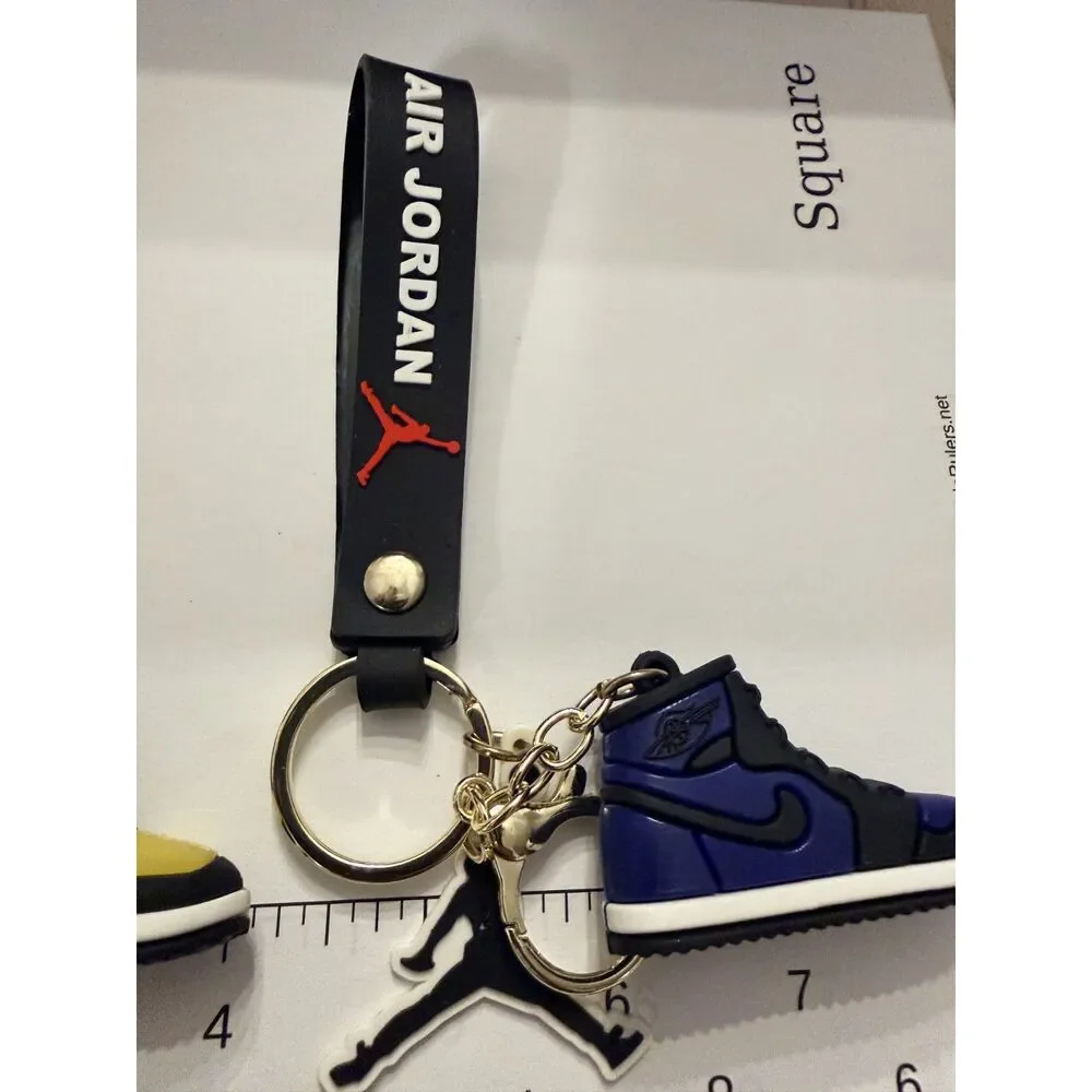 Jordan Mini Sneaker Keychain / Wristlet Set of 2