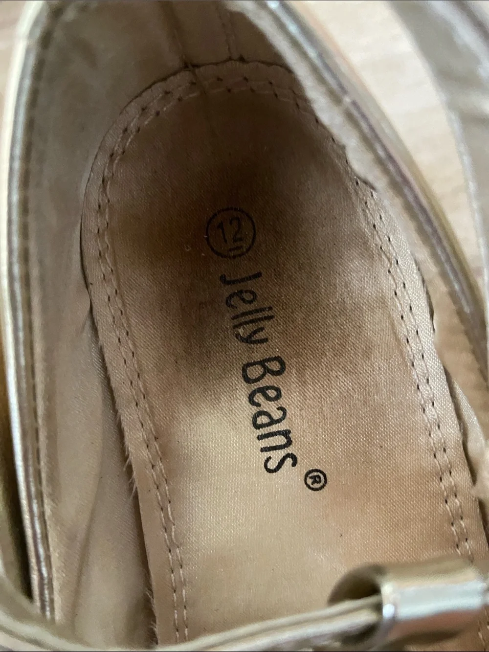 Girls Size 12 White Eyelet Sandals Gold Dress Shoes Pink Heart Sneakers