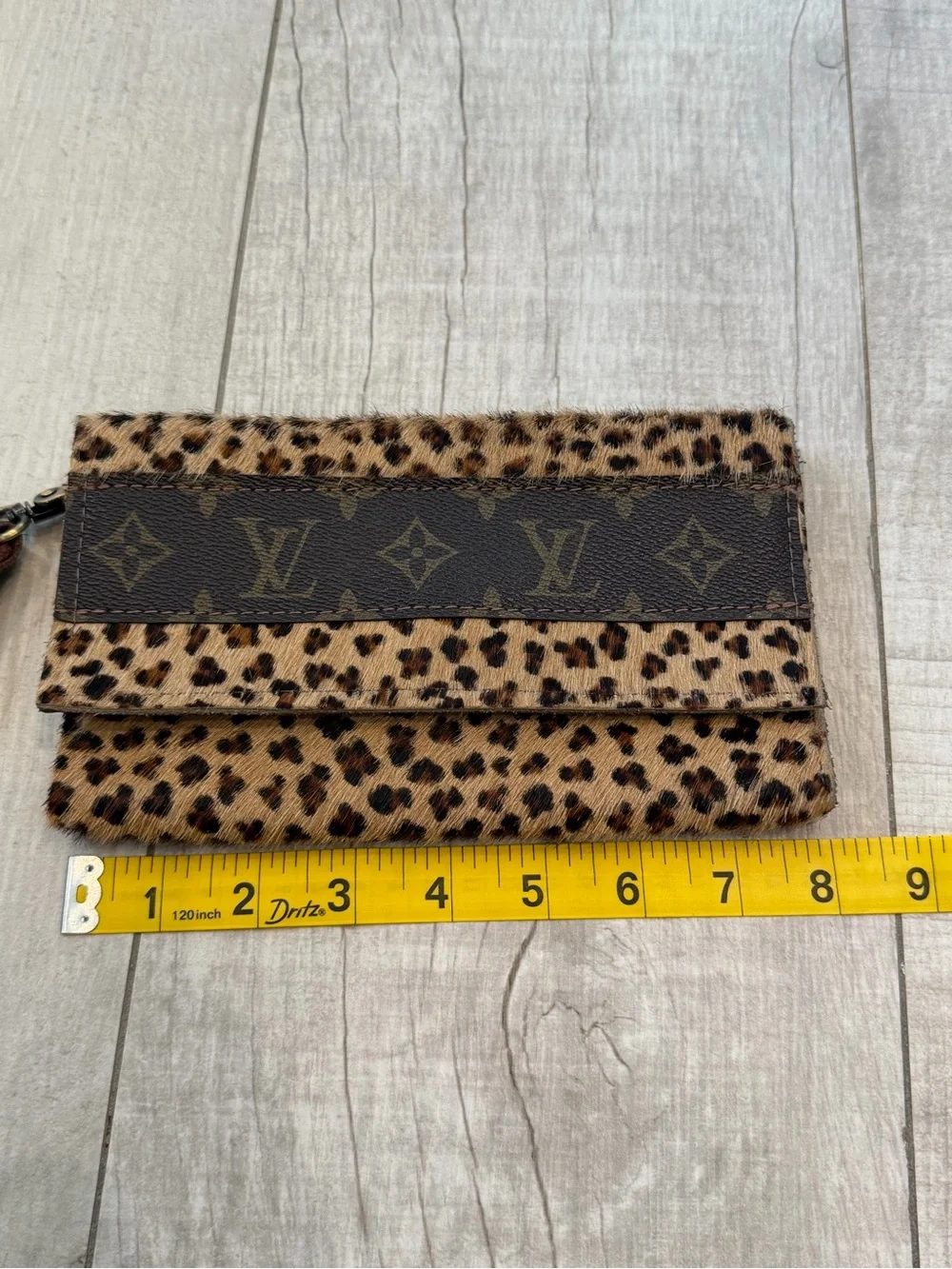 Upcycled leopard print