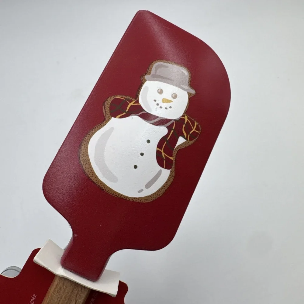 Williams Sonoma Snowman Logo Spatula + Cookie Cutter‎ Christmas Gift Set Winter