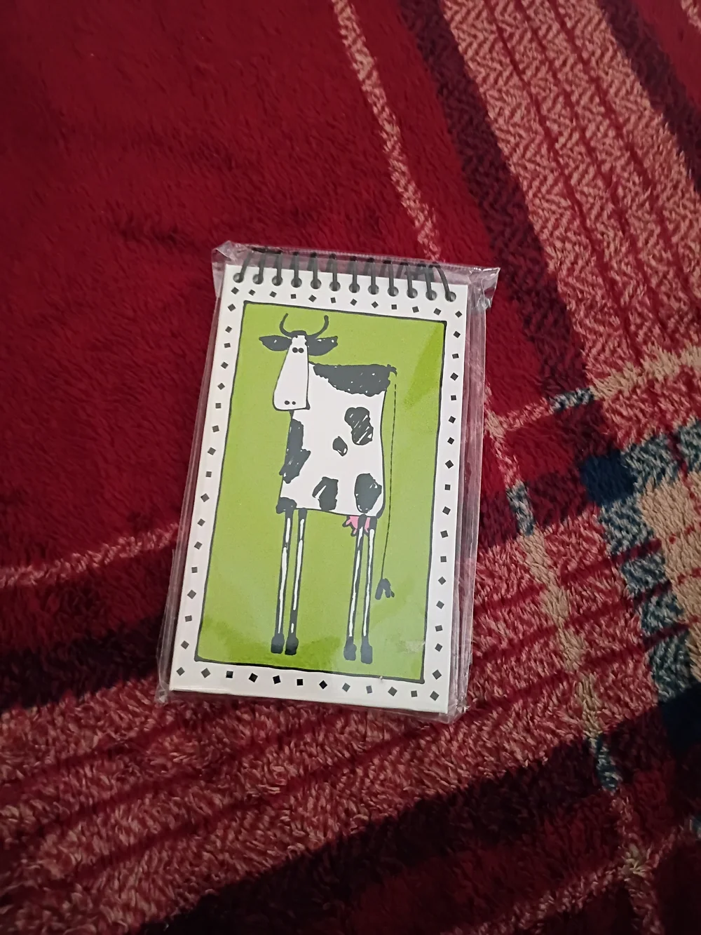 Green Cow Spiral Notebook