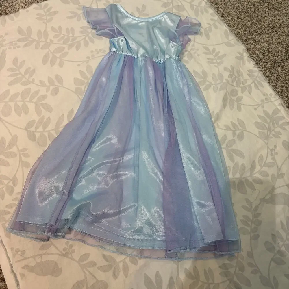 Disney Frozen Elsa 2T Toddler Nightgown Dress Up Costume Blue halloween