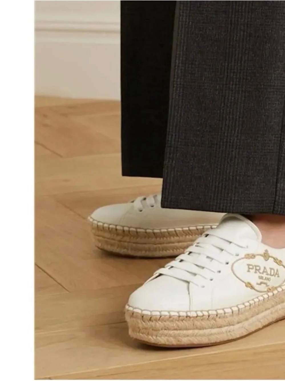Prada look midsole leather