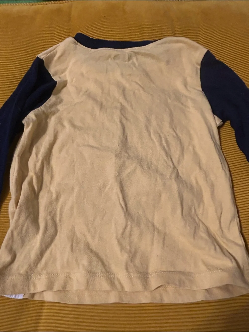 GAP Sesame Street Long Sleeve Tee - Yellow & Navy