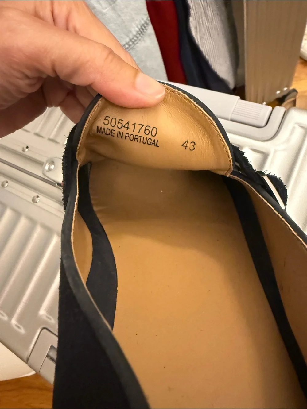 Hugo Boss suede upper