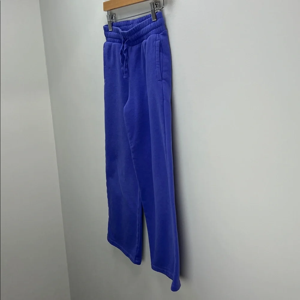 GAP Kids Wide Leg Sweatpants Girls Size 8 Purple Baggy