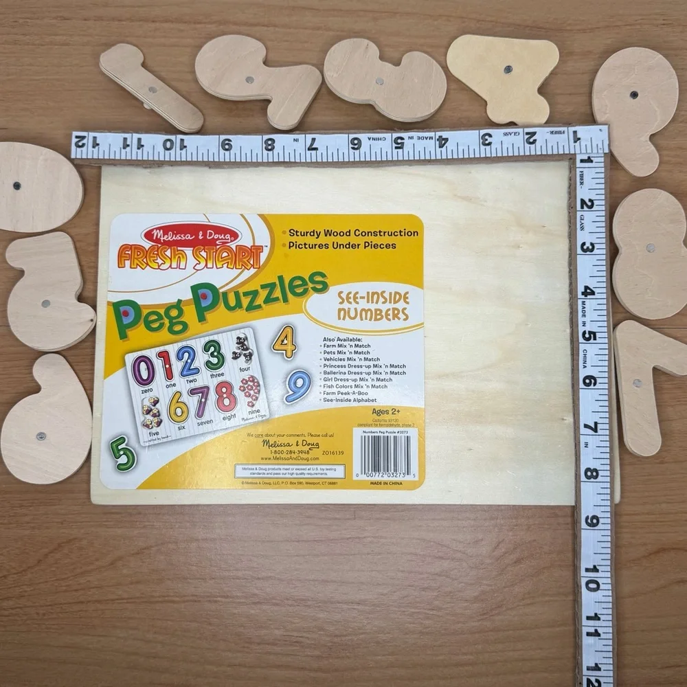 Melissa & Doug wooden alphabet