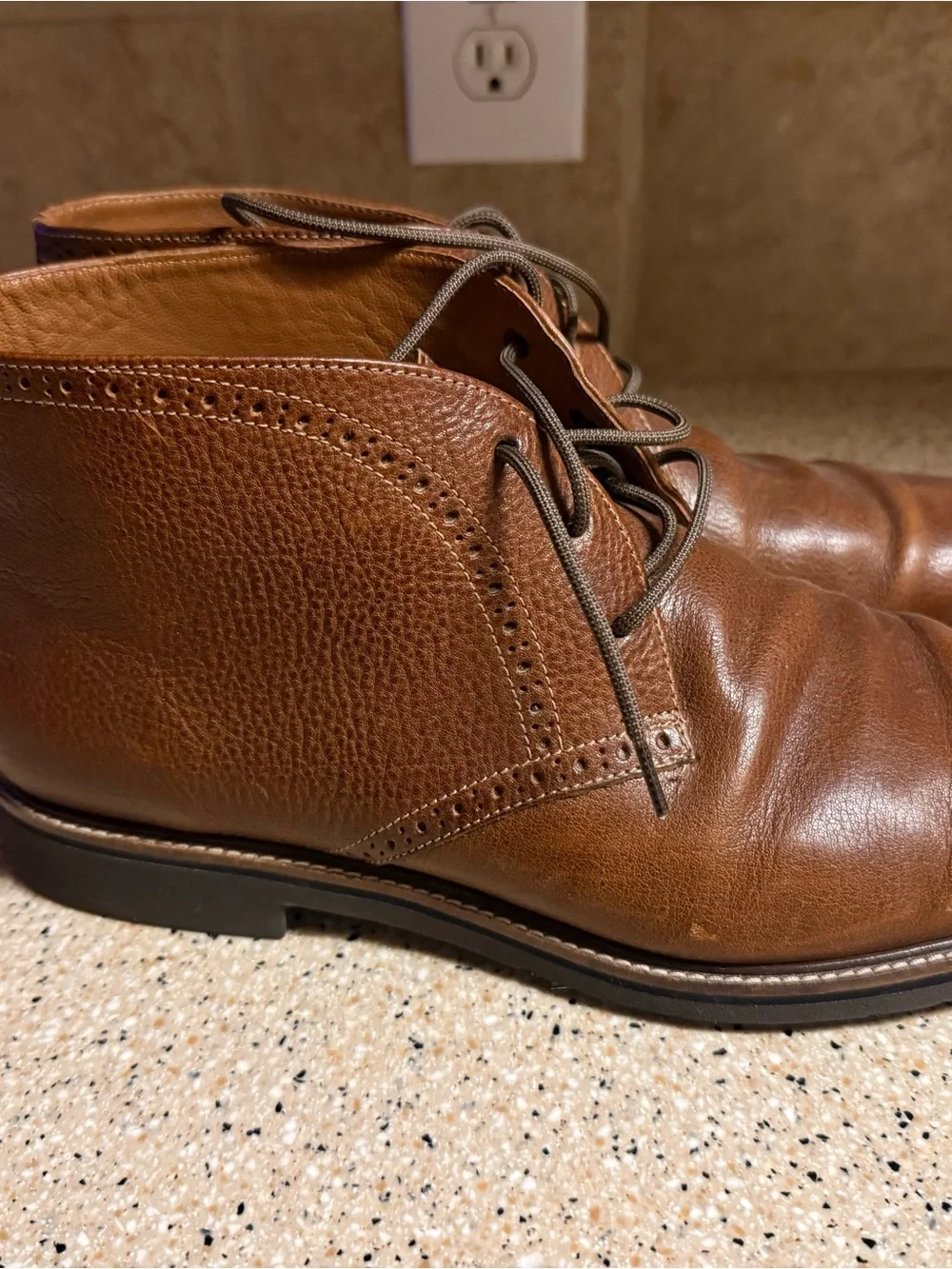 Johnston & Murphy crafted leather