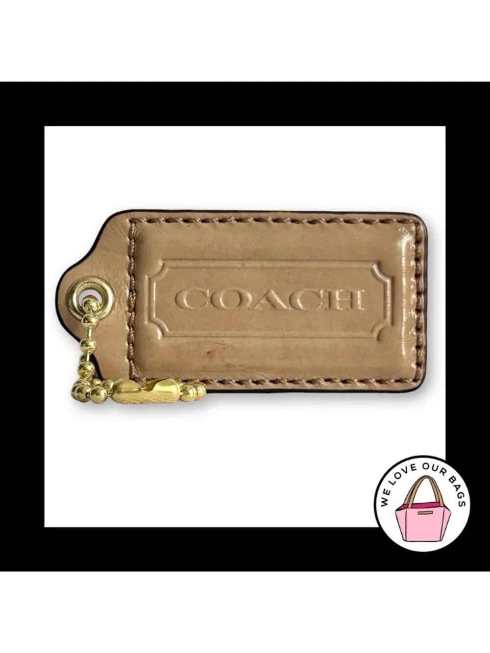 Coach large leather