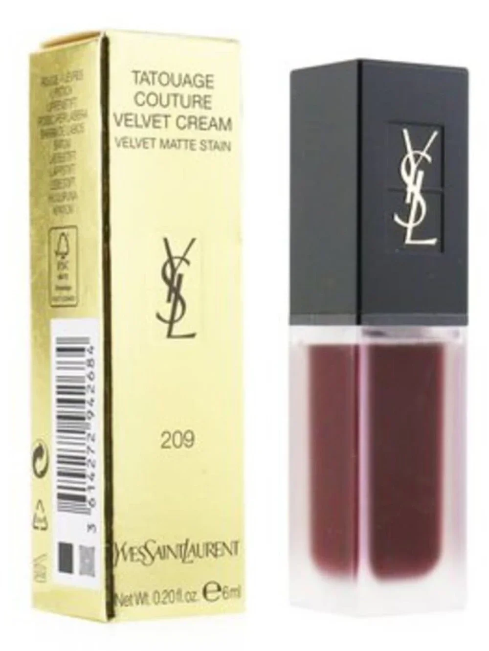 🧚‍♀️N°209 ANTI-SOCIAL PRUNE YSL RARE Tatouage Couture Matte Stain NWT