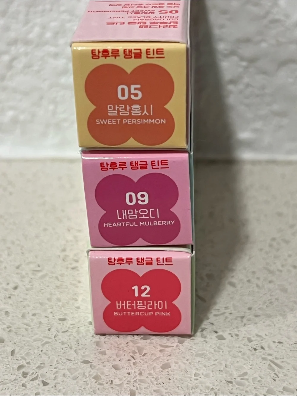 colorgram Fruity Glass Tint Lip Trio
