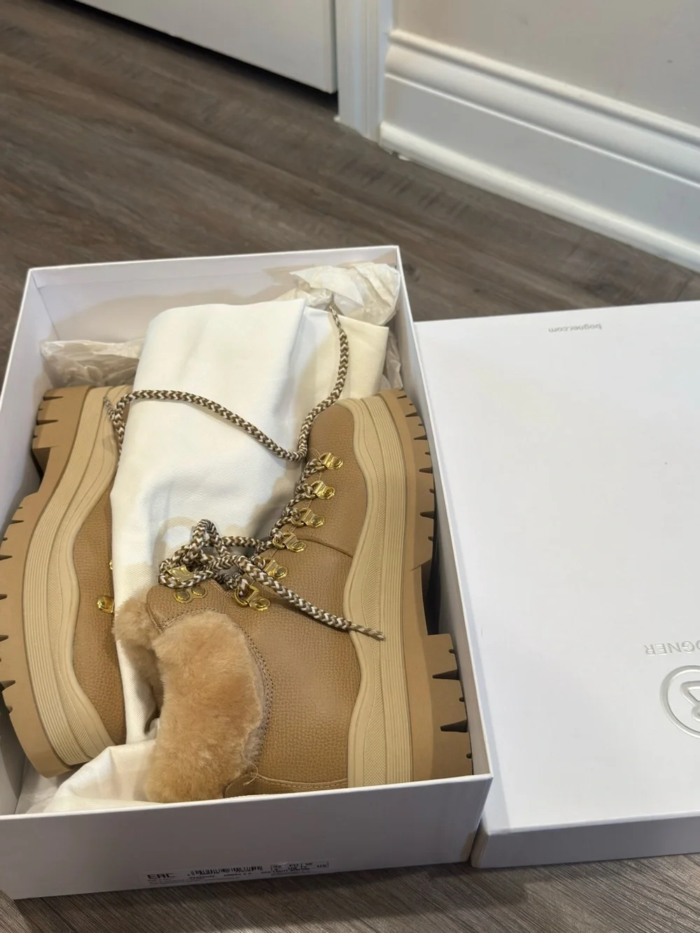 Bogner arosa shearling