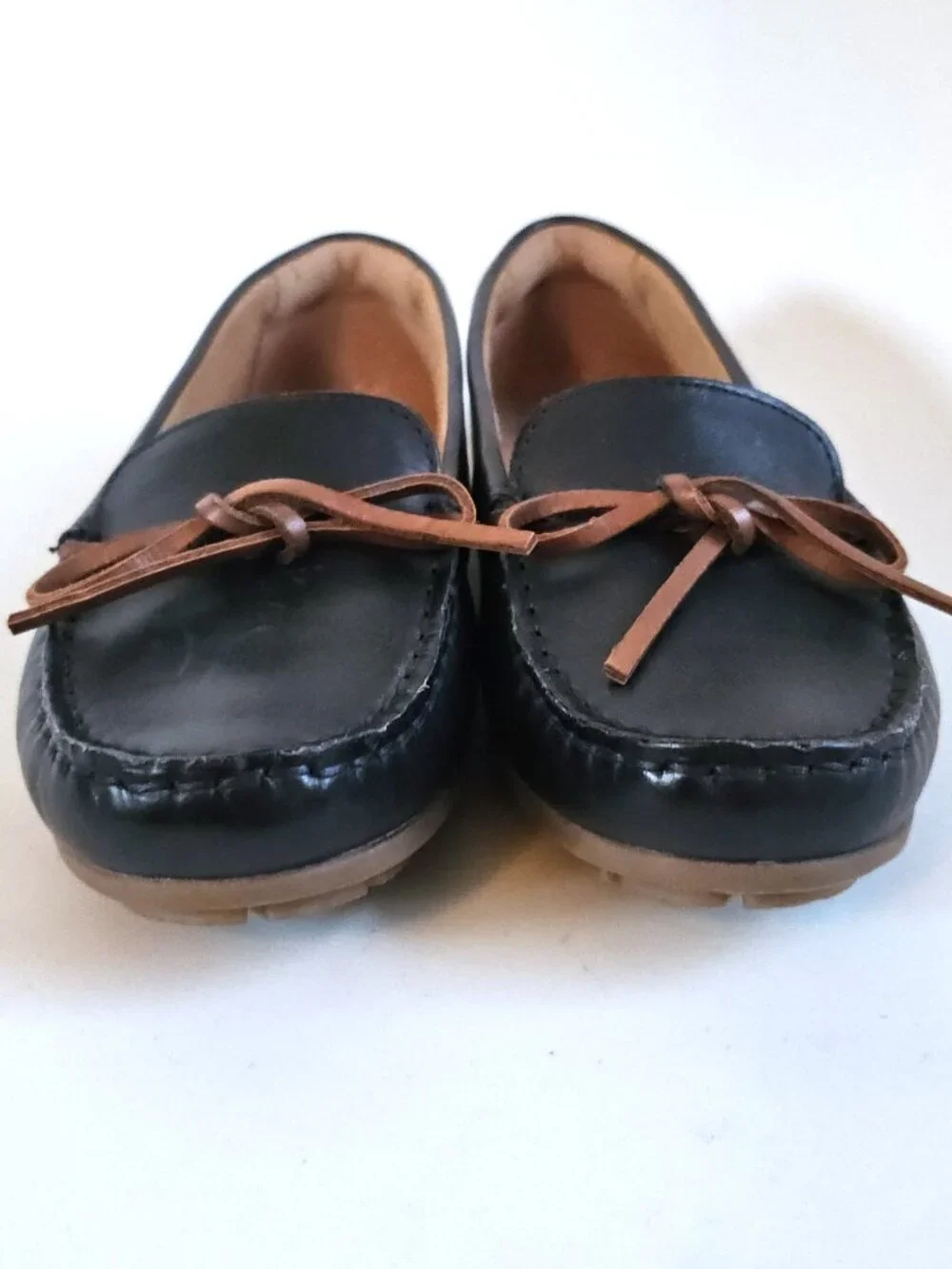 Clarks black leather