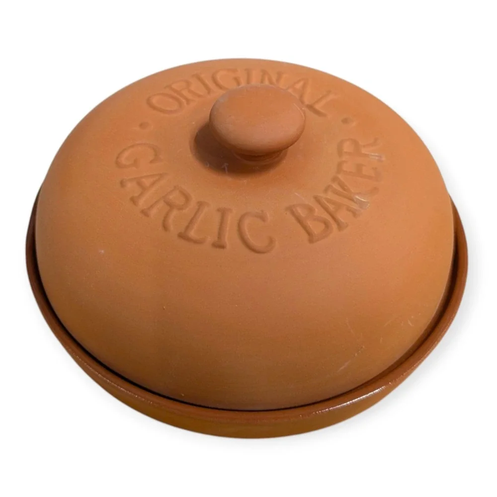 Boston‎ Warehouse Terra Cotta Original Garlic Baker 4 Bulb Capacity Vintage 1993