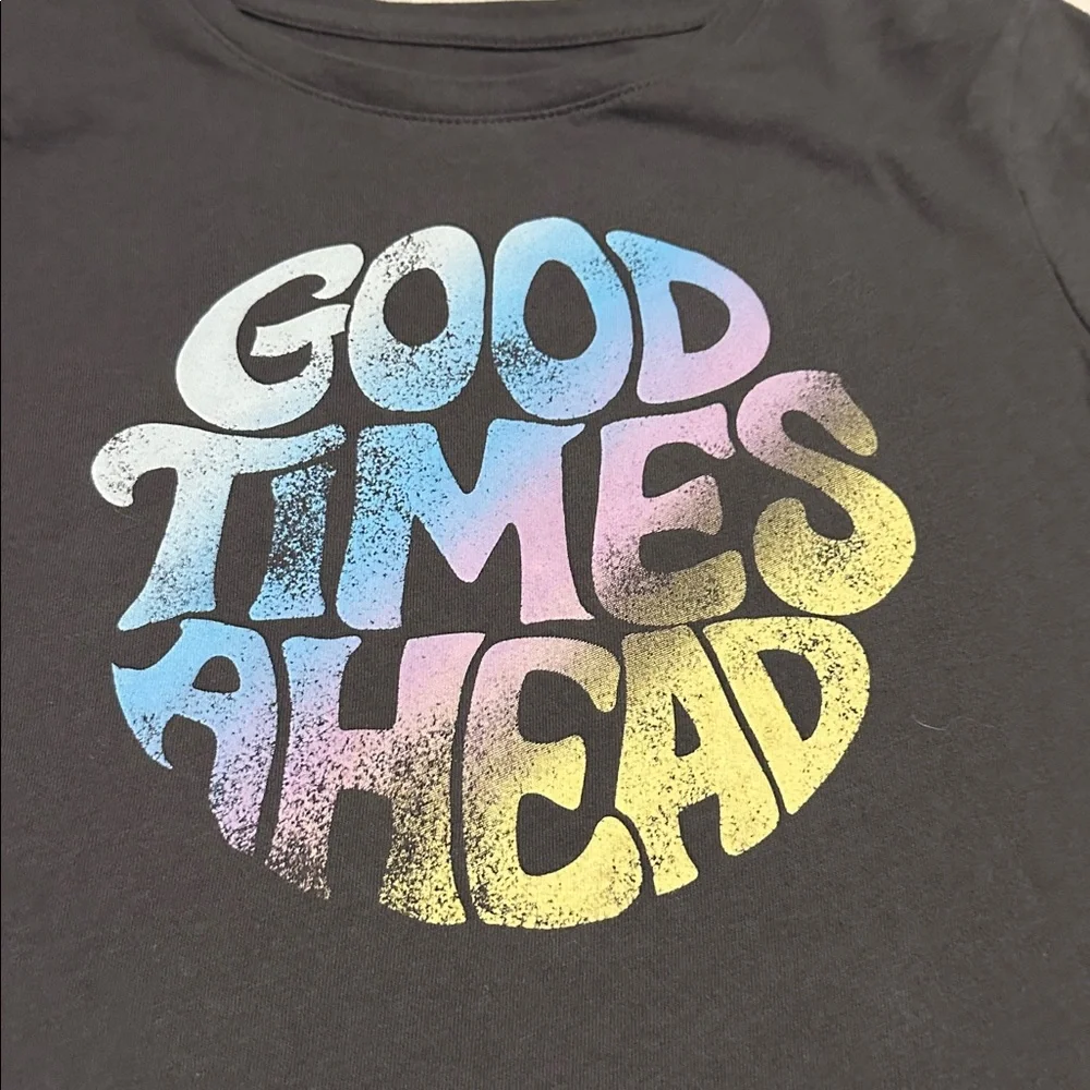 GAP Kids Tee - Gray with Multicolor Graphic