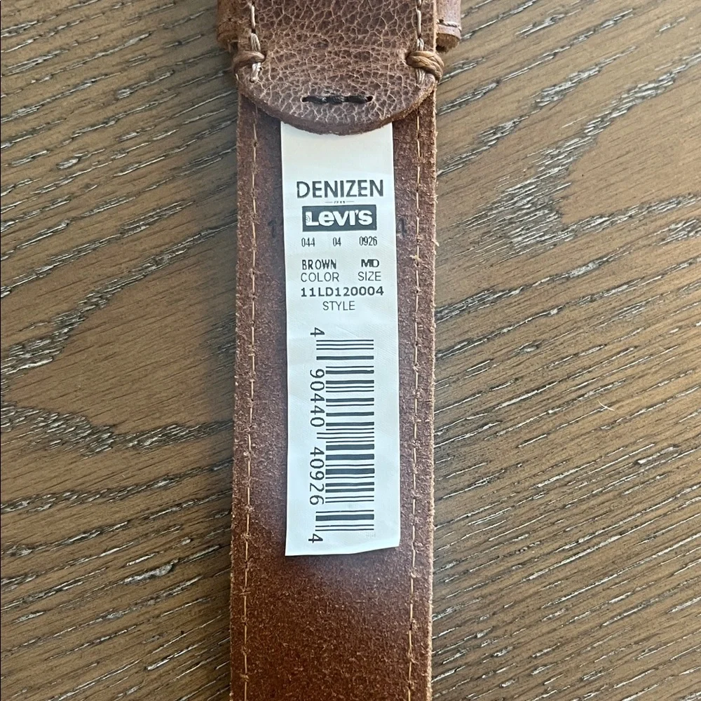 Denizens from Levi’s Men's Brown Leather Belt‎ Size M