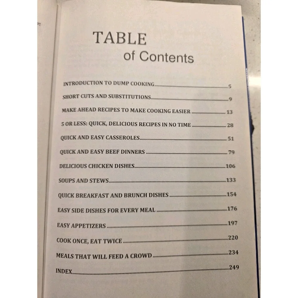 N/A dump dinners