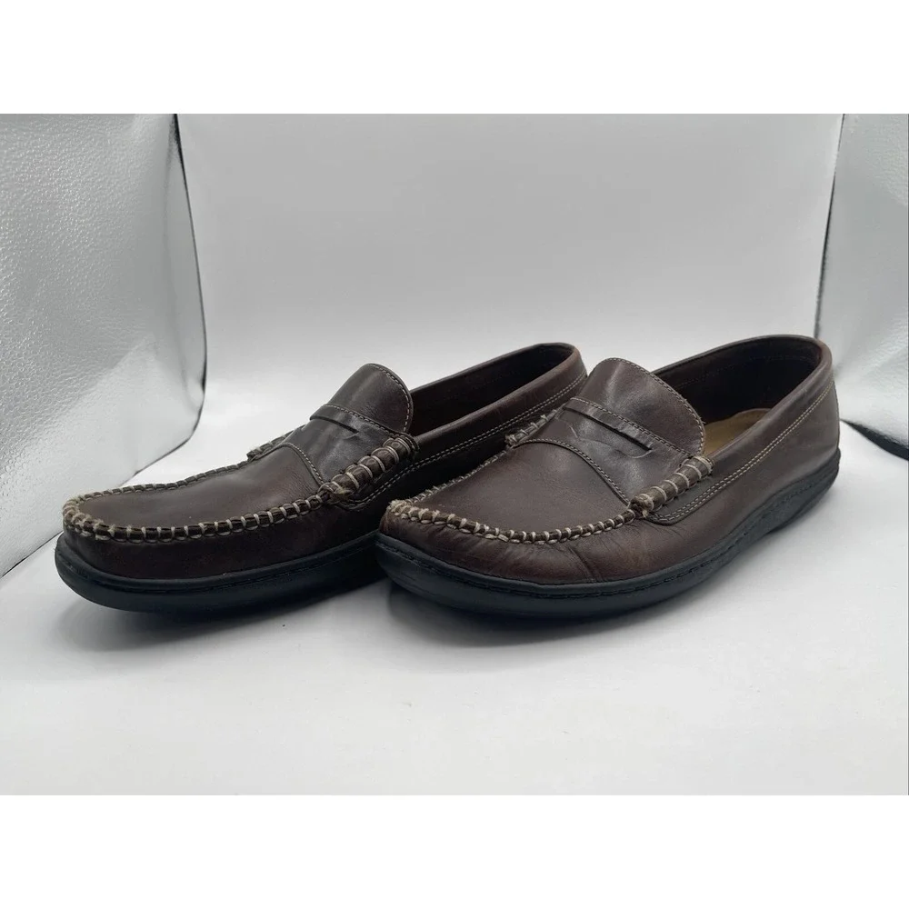 Cole Haan Resort Penny Loafer Men's Size 9.5 Brown Leather Slip-On‎ Shoes