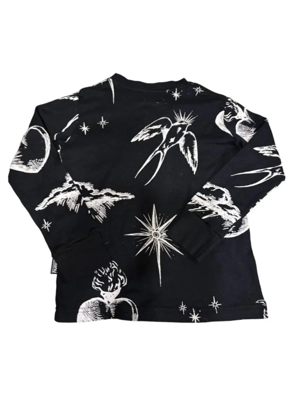 Nununu All Inked Lounge Top in Black