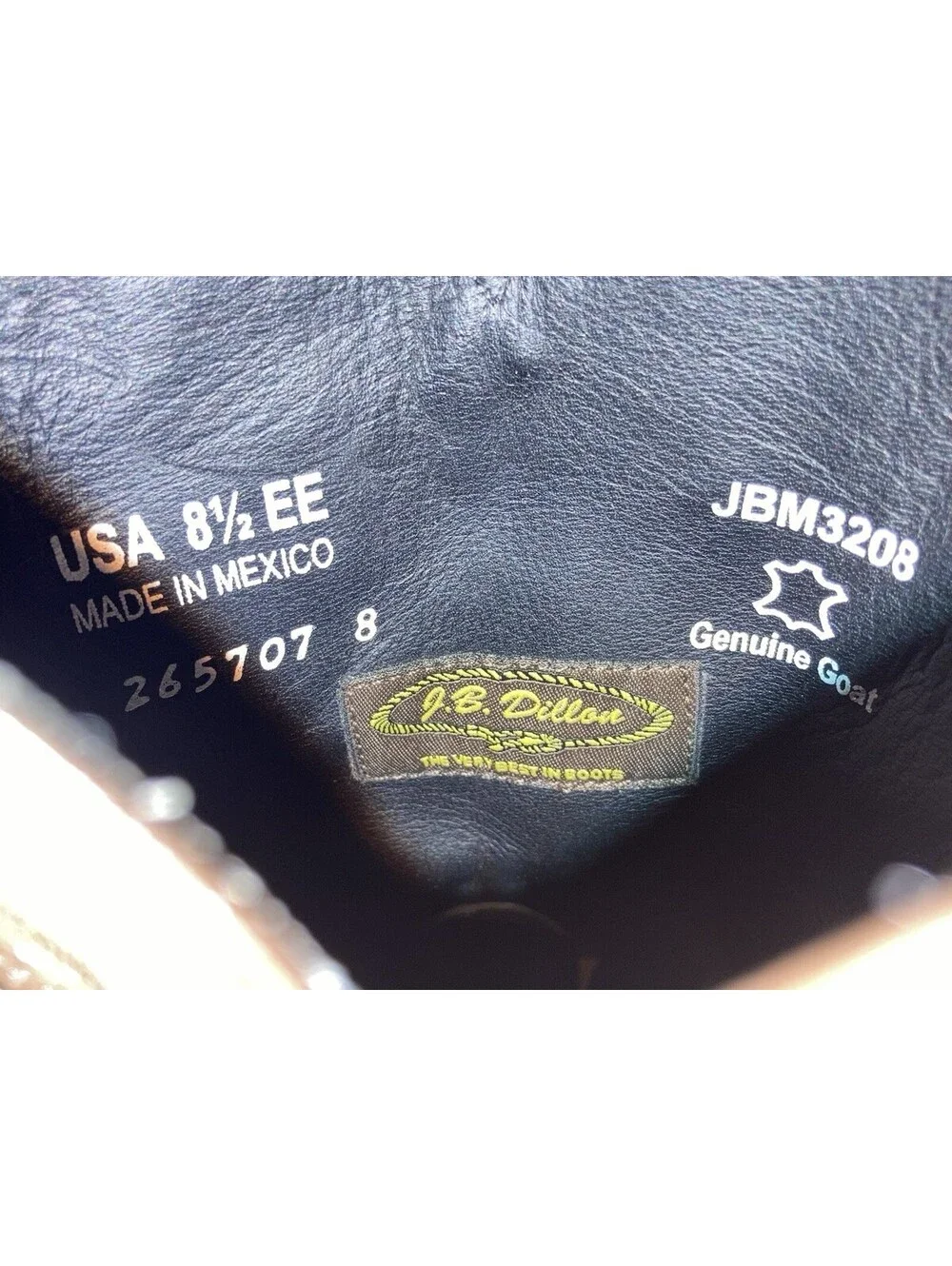 J.B. Dillon premium hand