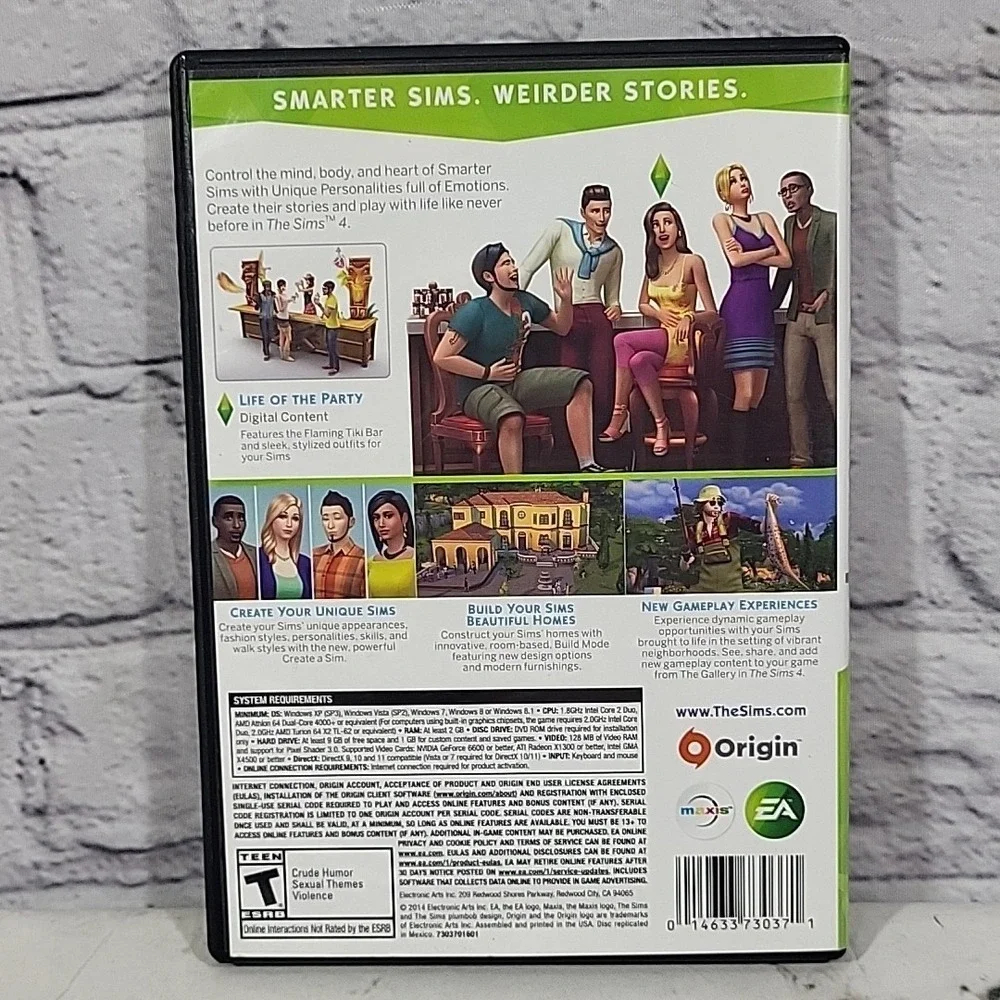 The Sims 4 Limited Edition (PC DVD-ROM, 2014) 2-Disc Set Complete With Insert