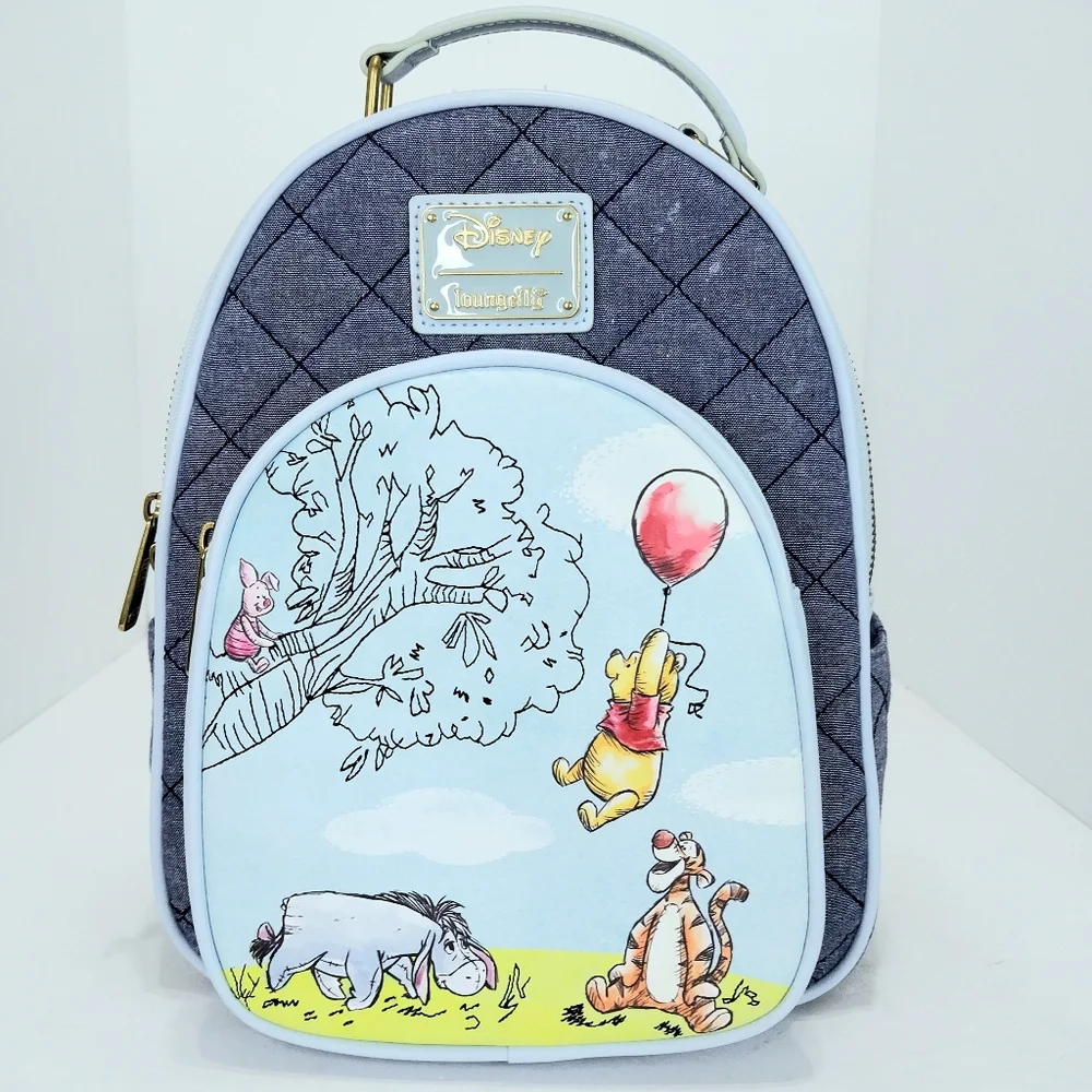 Loungefly Disney Winnie the Pooh‎ Denim Backpack