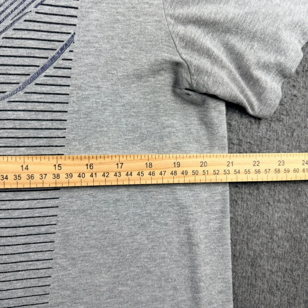 Jordan Air Flight Men's L Large Graphic T-Shirt Grey‎ Heather Jumpman Logo