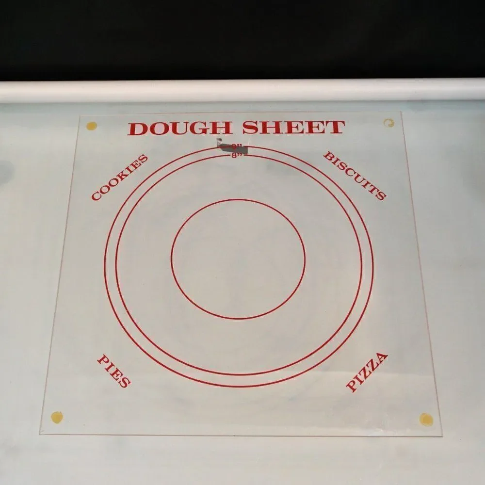 Clear Vinyl Rolling Mat Pastry Baking Pizza Dough Sheet Pie Cookies Measuring