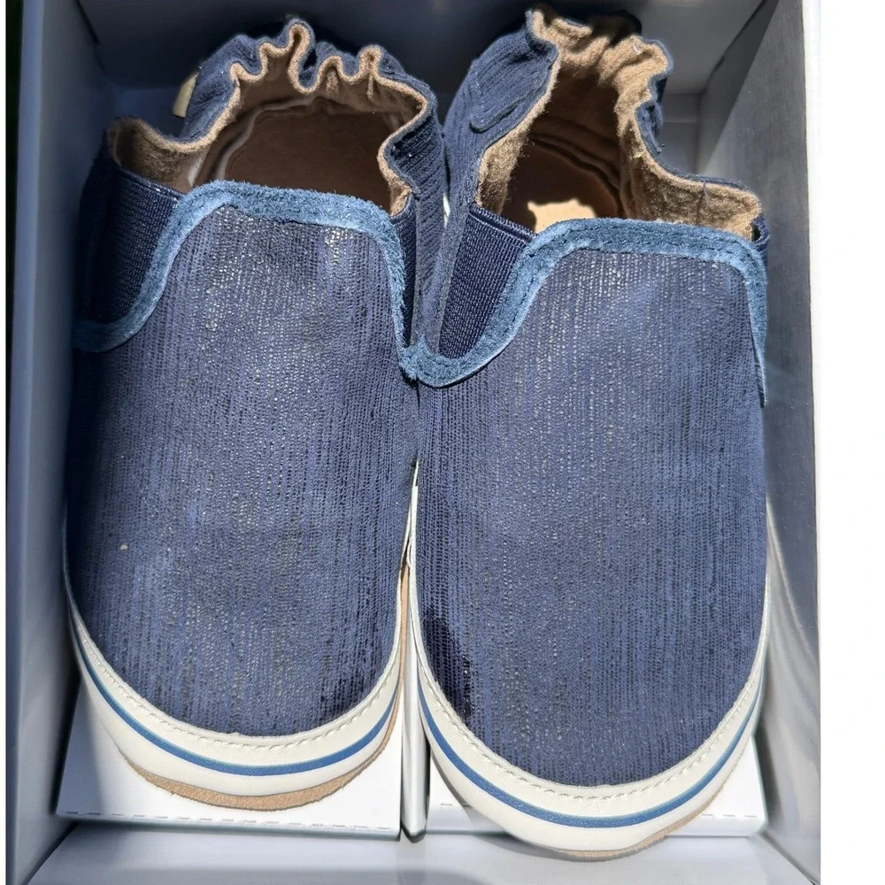 Robeez Navy Baby Walker Shoes‎ 2-3Y