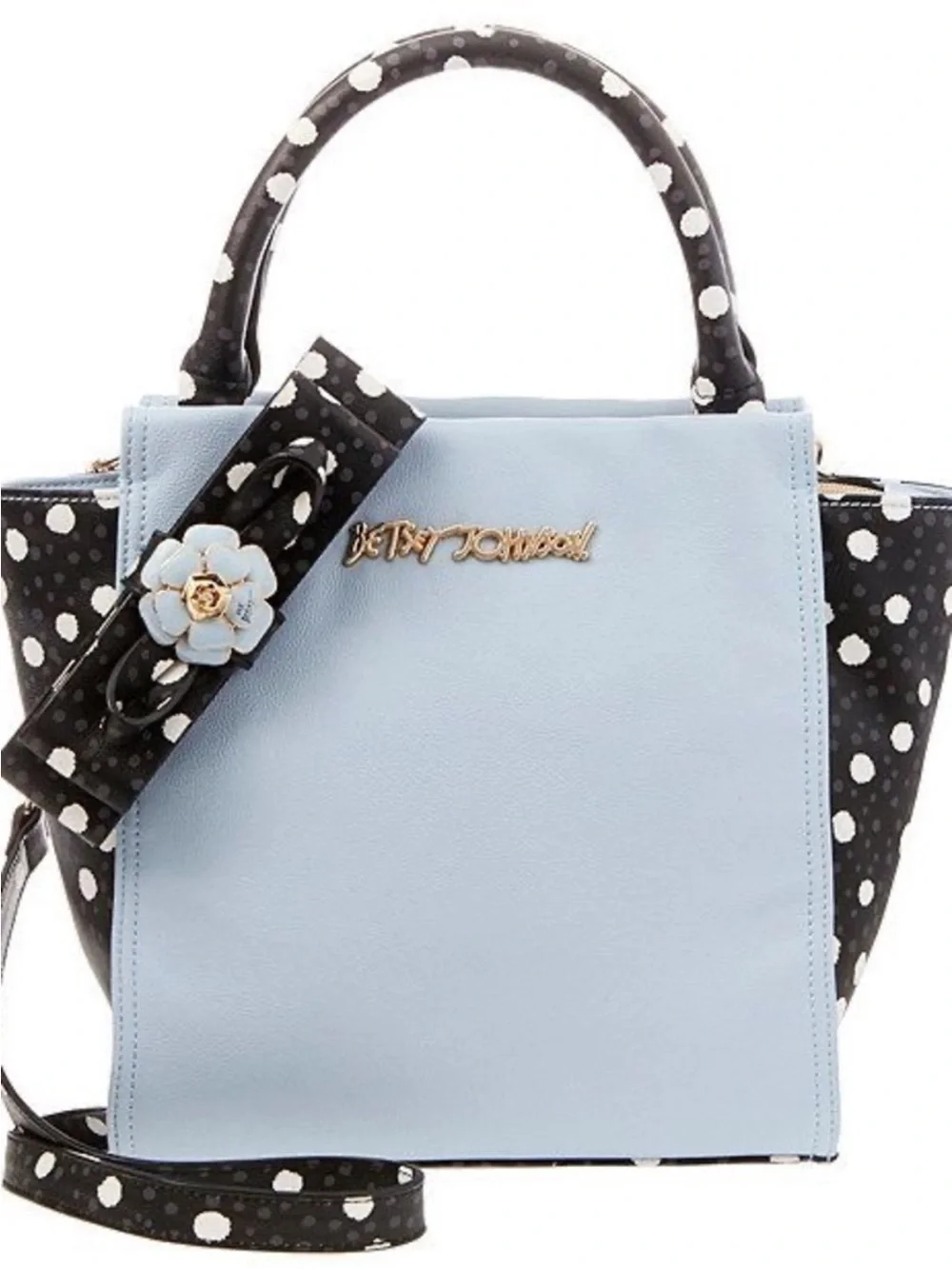 Betsey Johnson structured satchel