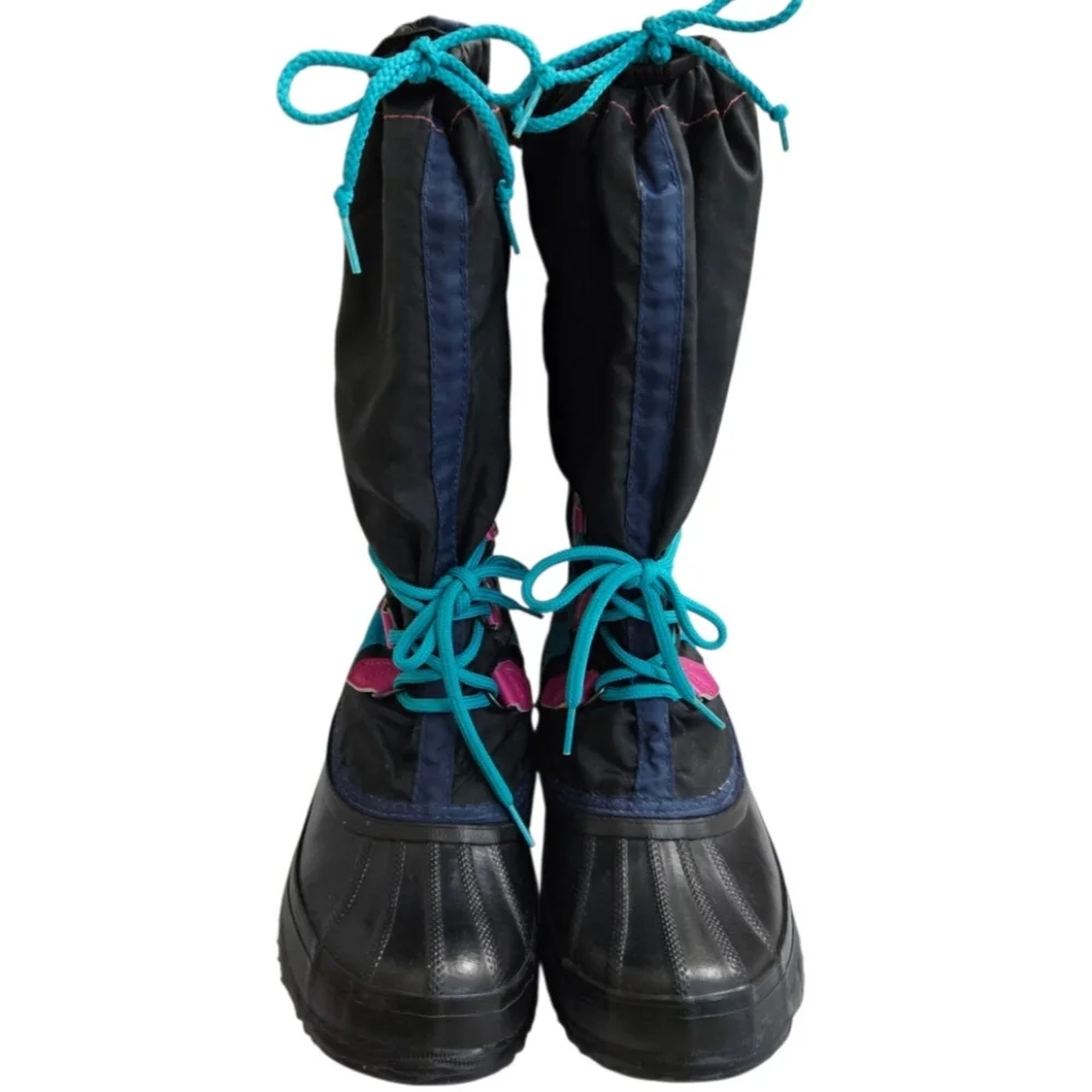 Sorel Hand Crafted Tall Rubber Sole Water Resistant Winter Boots Women's Size 7