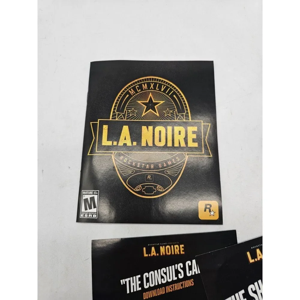L.A. Noire  Exclusive Content (Sony Playstation 3, 2011) PS3‎ - CIB TESTED