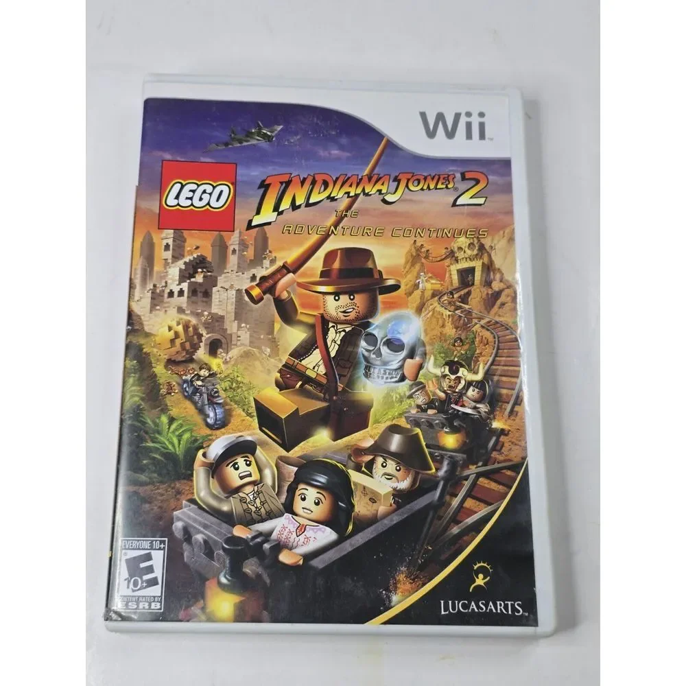 LEGO Indiana Jones 2:‎ The Adventure Continues Nintendo Wii Complete