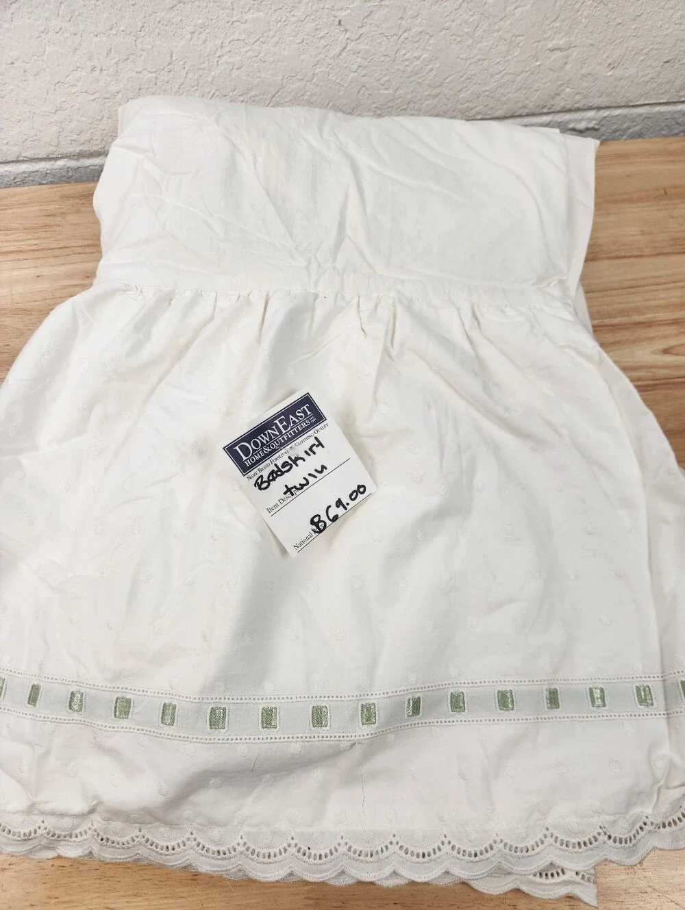 Pottery Barn Kids White Twin Bed Skirt 13
