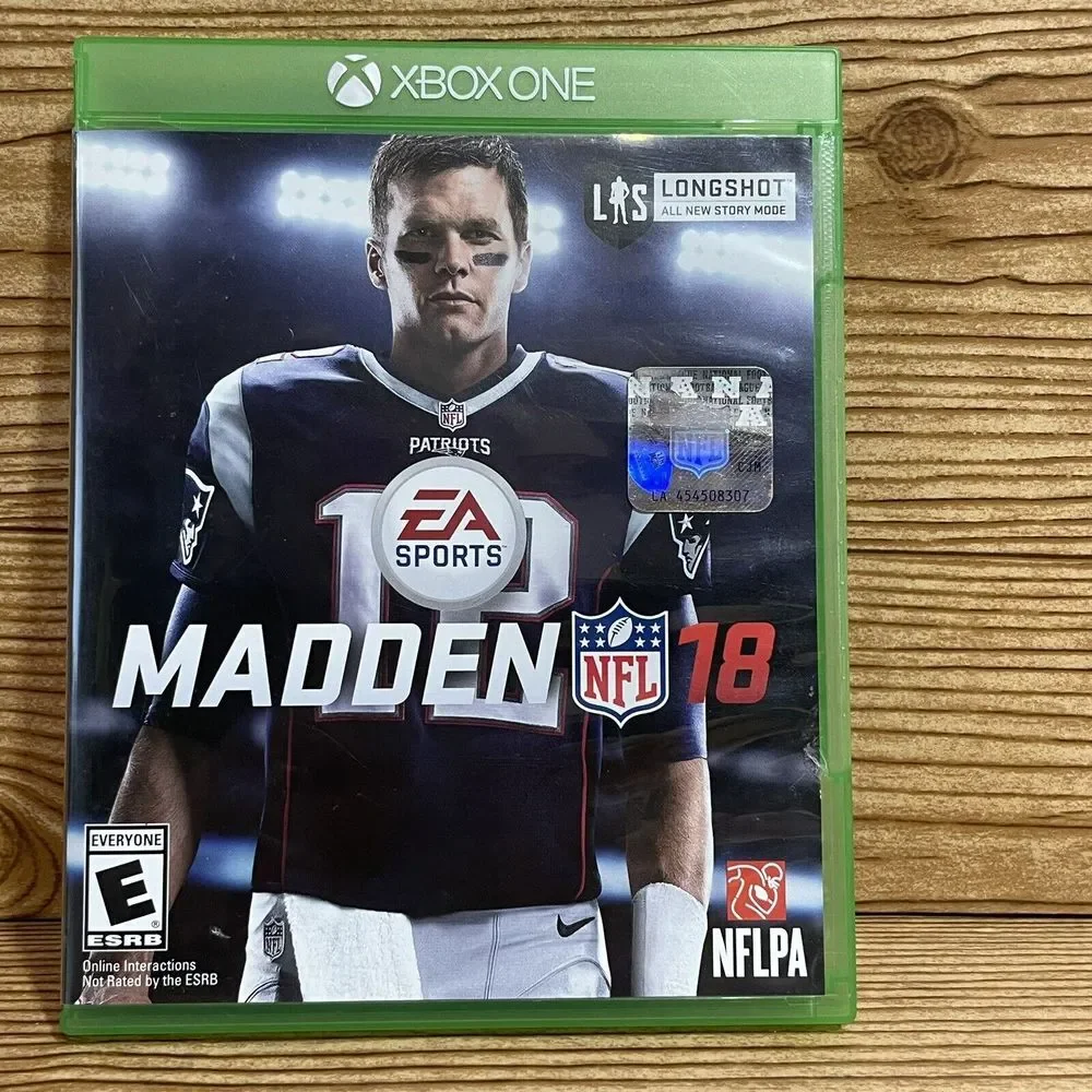 Madden NFL 18 Video Game Microsoft Xbox One 2017 Football With‎ Case