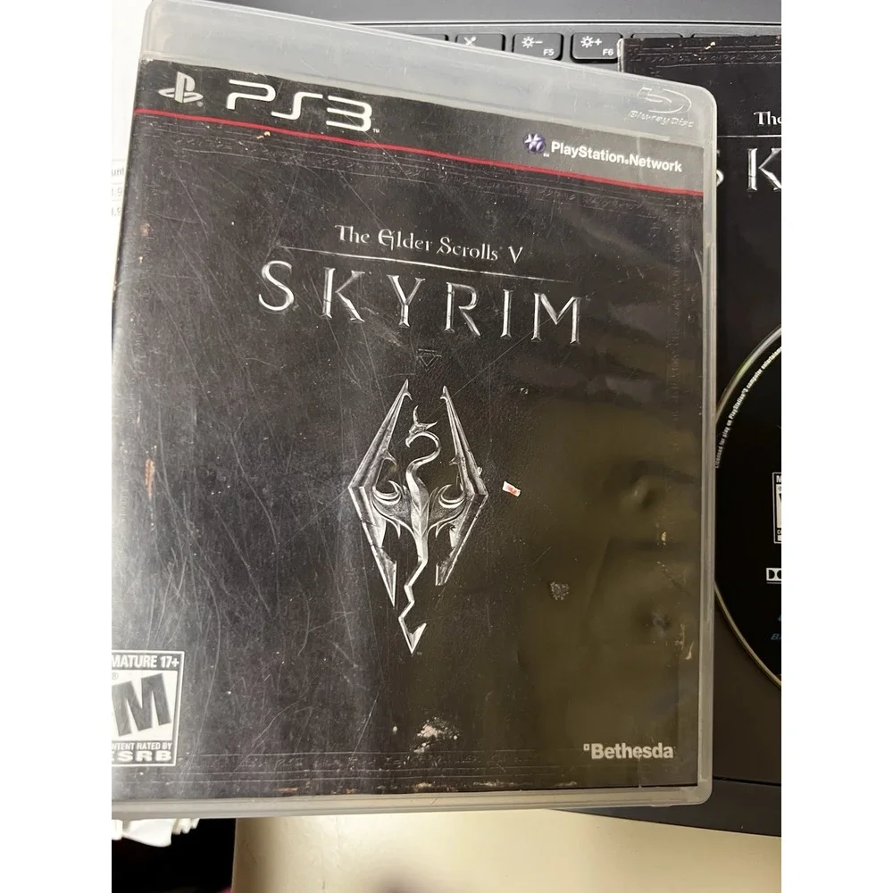 The Elder Scrolls V Skyrim‎ Sony PlayStation 3 PS3 Bethesda RPG Game with Manual