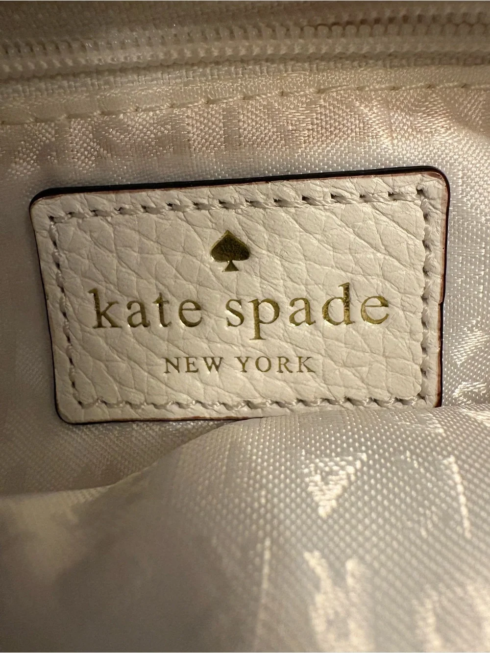 kate spade logo straps gold