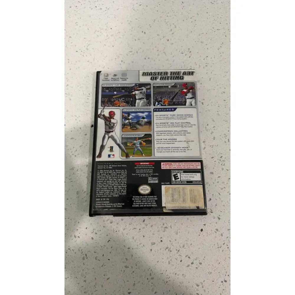 MVP Baseball 2004 (Nintendo Game Cube, 2003) Complete