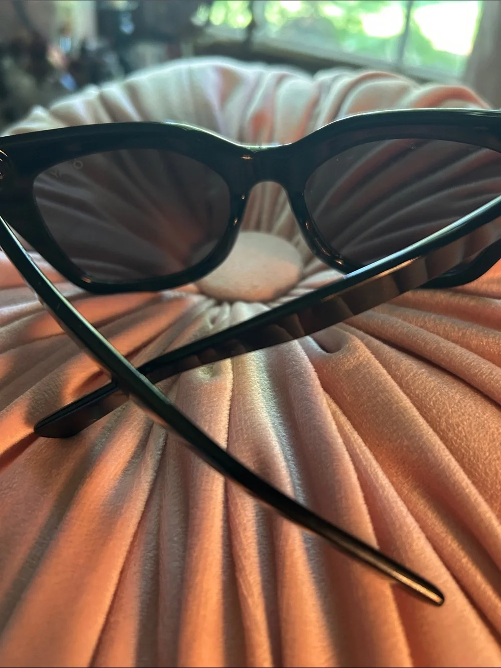 Quay Australia Harper Black Cat-Eye Sunglasses