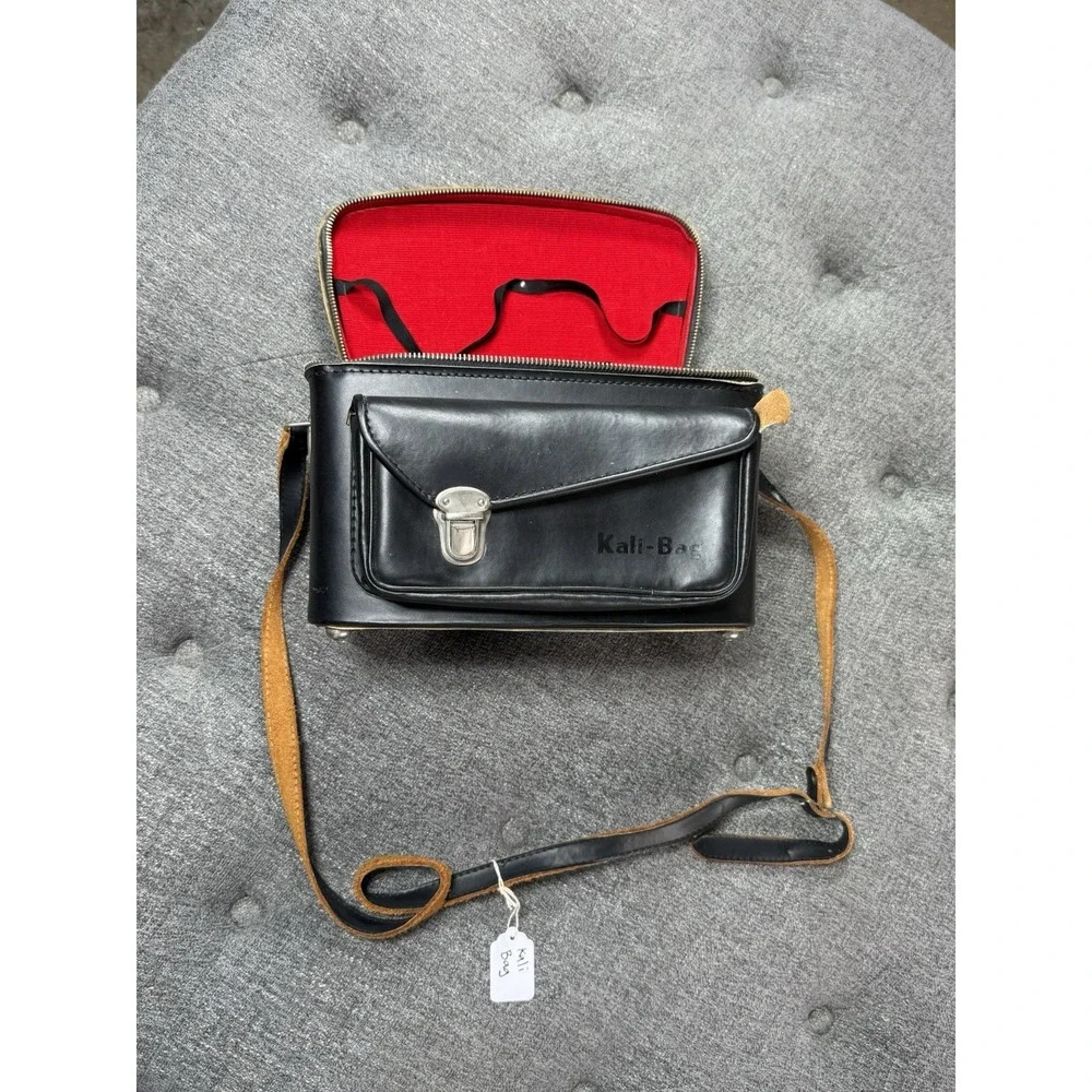 Vintage Kali Bag Retro Film Camera Leather Case Bag Japan‎